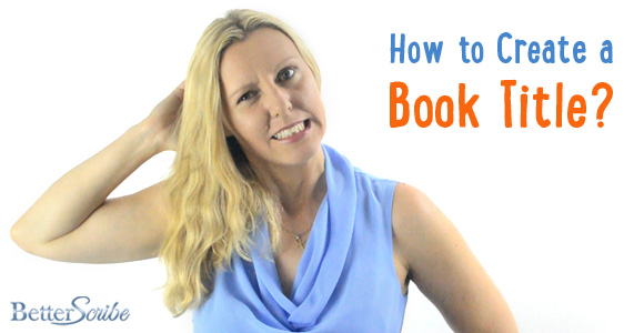 How to create a book title