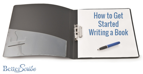 get started writing a book